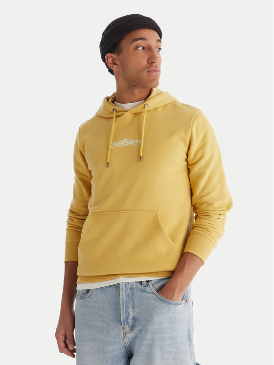 Quiksilver Quiksilver Mikina Screen Fleece Fineline EQYFT05136 Žltá Regular Fit