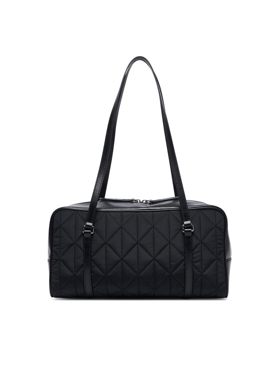 Calvin Klein Calvin Klein Kabelka Quilted Nylon 2X Strap Camerabag LV04F3651G Černá