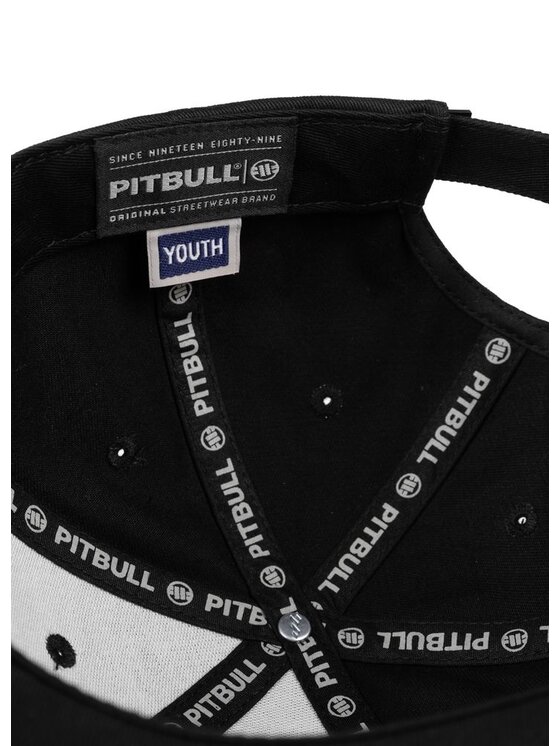 PITBULL PITBULL Czapka z daszkiem Czapka Snapback Youth Small logo uniwersalny Czarny