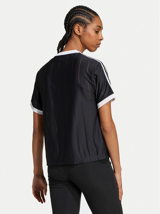 adidas adidas T-shirt adicolor 3-Stripes IX5505 Crna Loose Fit