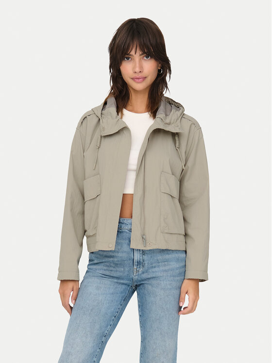 ONLY ONLY Giacca di transizione Mamba 15308621 Beige Regular Fit