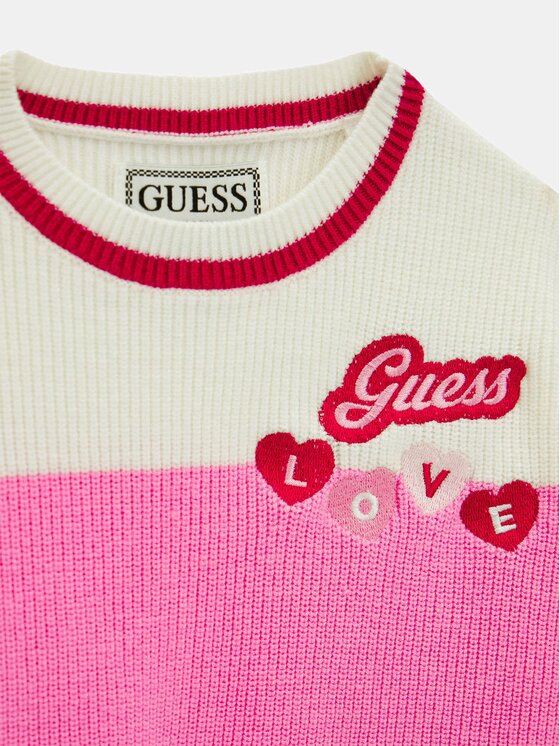 Guess Kids Guess Kids Svetr 183035 Růžová Classic Fit