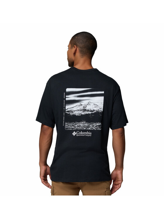 Columbia Columbia T-Shirt 215504 Czarny Regular Fit