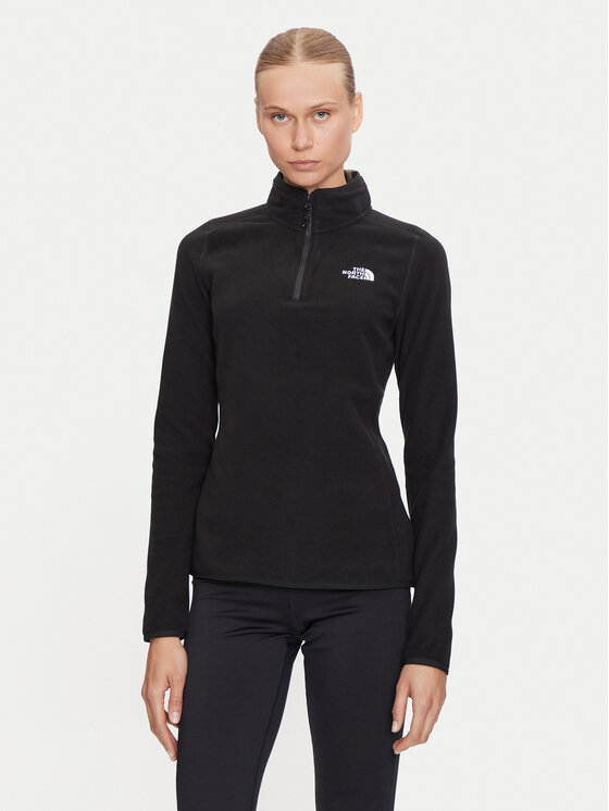 The North Face The North Face Fliso džemperis Glacier NF0A855M Juoda Regular Fit