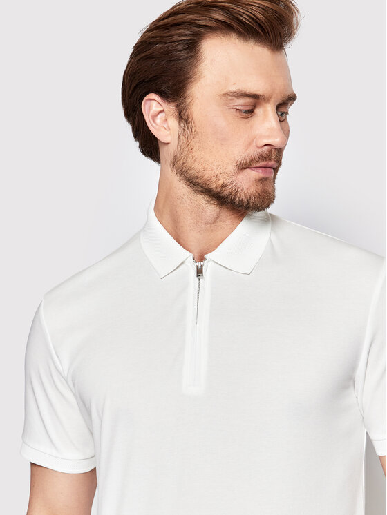 Selected Homme Selected Homme Polo Fave 16079026 Bianco Regular Fit