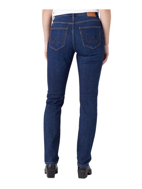 Wrangler Wrangler Jeansy W26LCL43K Granatowy Slim Fit