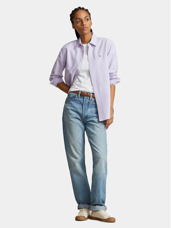 Polo Ralph Lauren Polo Ralph Lauren Hemd Ls Rx Anw St 211932521007 Violett Relaxed Fit