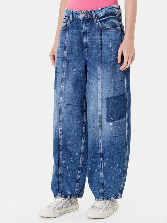 Guess Guess Jeansy W5YG69 D5R01 Modrá Tapered Fit