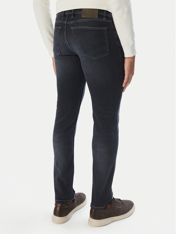 Bugatti Bugatti Traperice 3108D-26671F Tamno siva Slim Fit