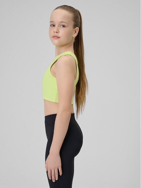 4F 4F Biustonosz sportowy JOY MOTION Zielony