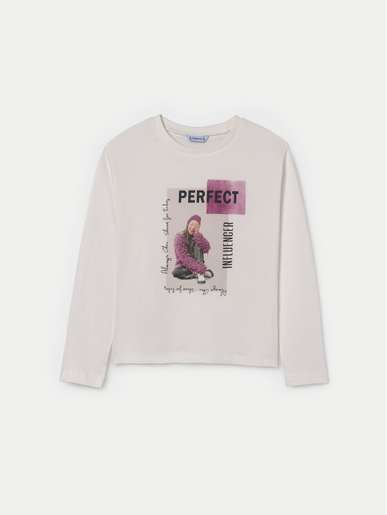 Mayoral Mayoral Bluse 7009 Écru Regular Fit