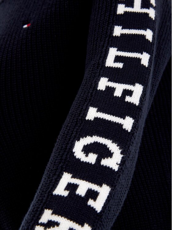 Tommy Hilfiger Tommy Hilfiger Sweter Monotype KB0KB08364 D Granatowy Regular Fit