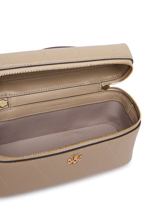 Tory Burch Tory Burch Сумка Charlie Quilted East-West Vanity Case 186036 Бежевий