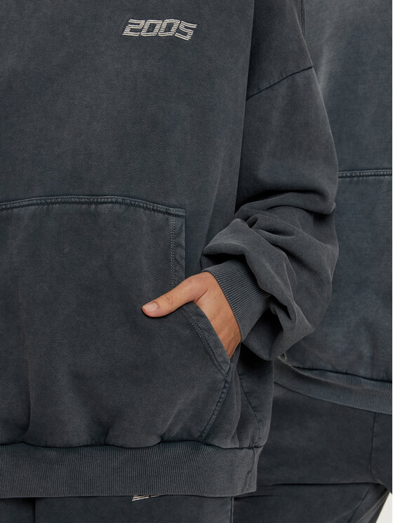 2005 2005 Bluză Unisex Pure Gri Relaxed Fit