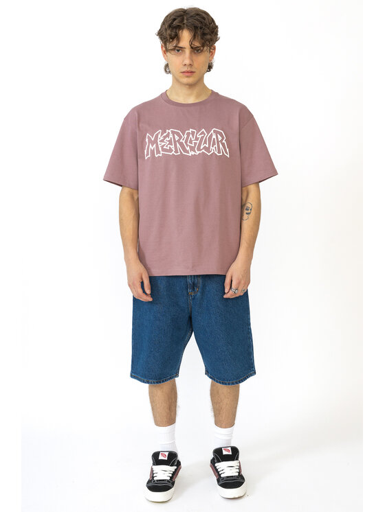 Mercur Mercur T-Shirt Throw Up Różowy Relaxed Fit