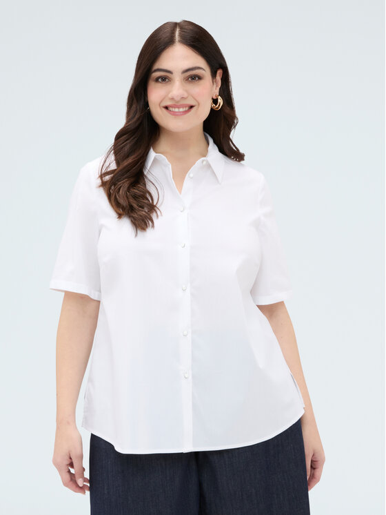 Fiorella Rubino Fiorella Rubino Camicia 5077T001487N011 Bianco Regular Fit