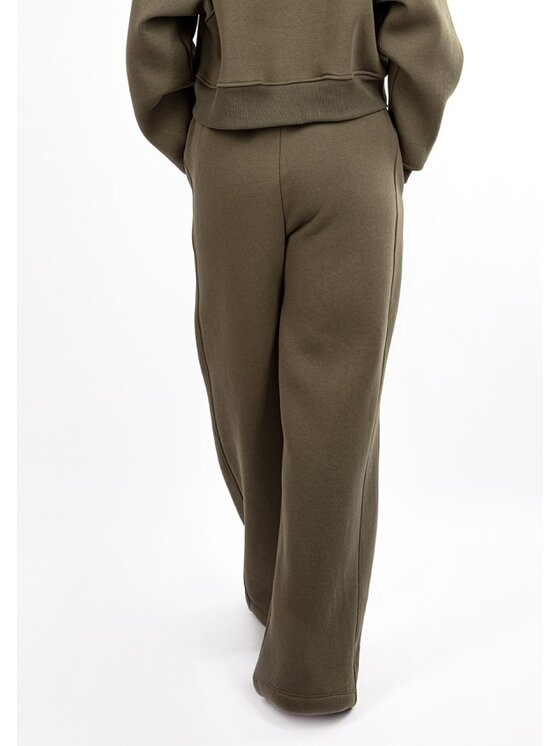 DKaren Sport DKaren Sport Spodnie dresowe DK-K-B17 Khaki Classic Fit