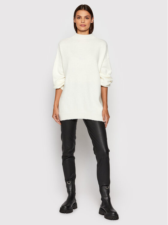 Pantaloni di pelle Snipe RM774 Nero Slim Fit