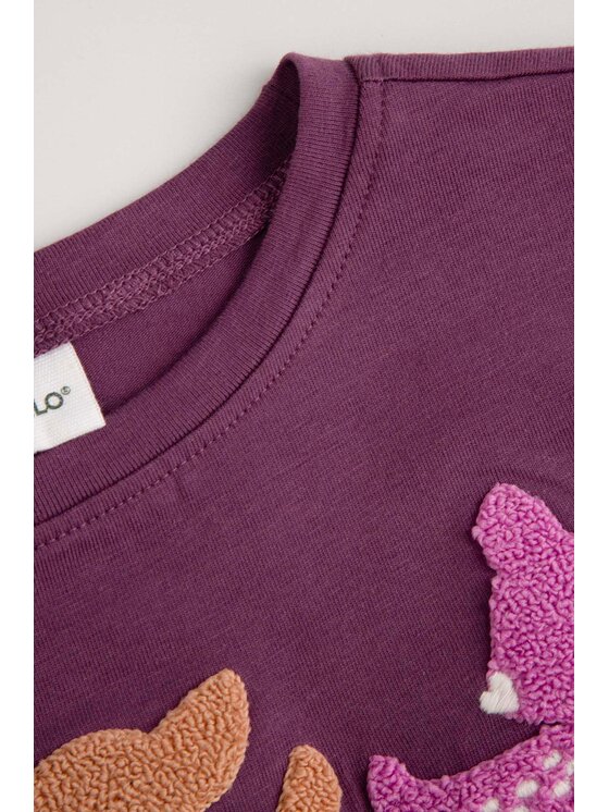 Coccodrillo Coccodrillo T-Shirt ZC5143104WGK-016 Fialová Regular Fit