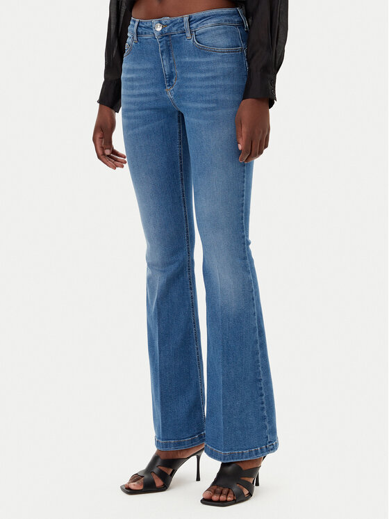Liu Jo Liu Jo Jeans hlače UA5058 DS015 Modra Flared Leg