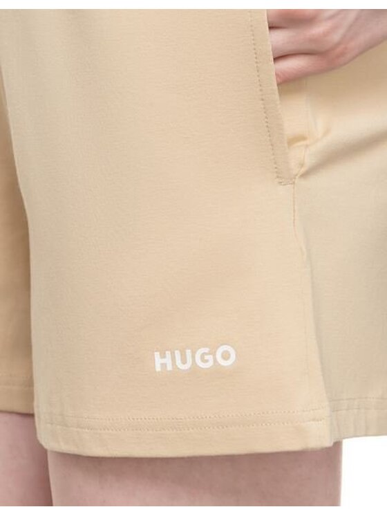HUGO Hugo Šortky SSHUFFLE_SHORTS Béžová Regular Fit