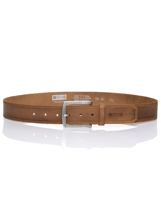 Mustang Mustang Cintura da uomo BELT Marrone