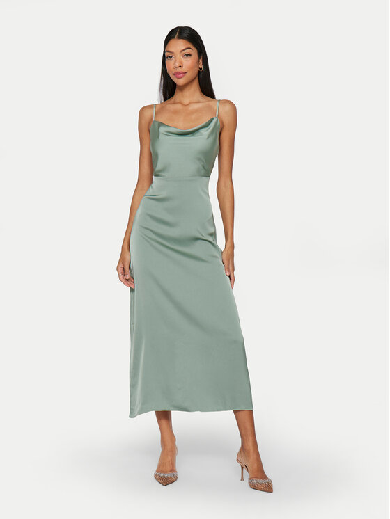 Vila Vila Rochie cocktail Ravenna 14085601 Verde Regular Fit
