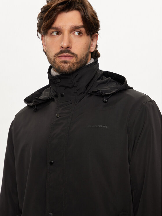 Armani Exchange Armani Exchange Kevad-sügis jope 6DZKL8 ZN5KZ 1200 Must Regular Fit