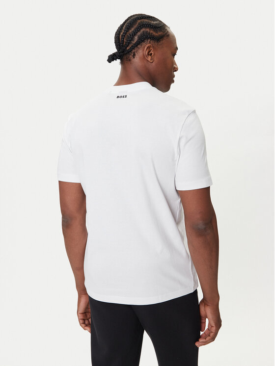 BOSS BOSS T-Shirt Iconic TL 50543905 Biały Relaxed Fit