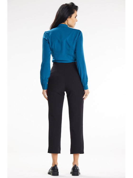 Awama Awama Koszula A649 Niebieski Basic Fit