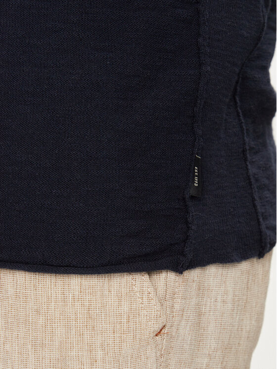 INDICODE INDICODE Sweater Mattiaxa 30-458 Sötétkék Regular Fit