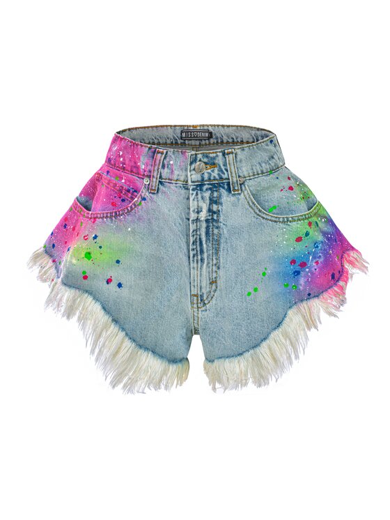 MissDenim MissDenim Džínsové šortky Skorts Farebná Regular Fit