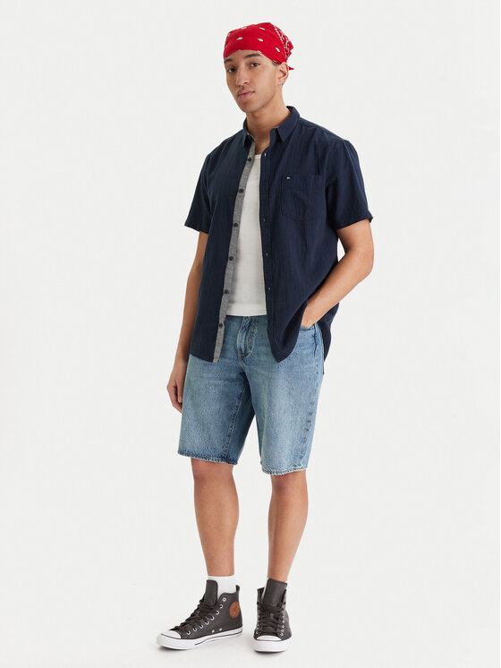Quiksilver Quiksilver Košeľa Time Box EQYWT04622 Tmavomodrá Regular Fit
