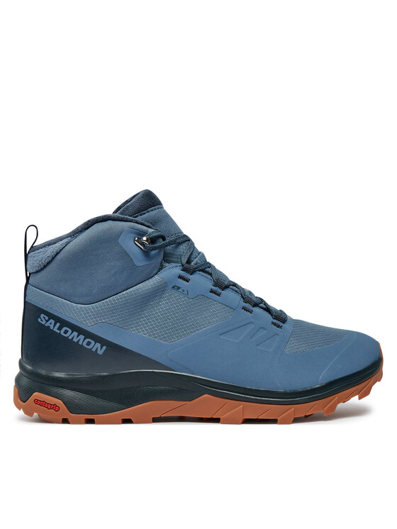 Salomon Trekingová obuv Outsnap Cswp L47289800 Modrá