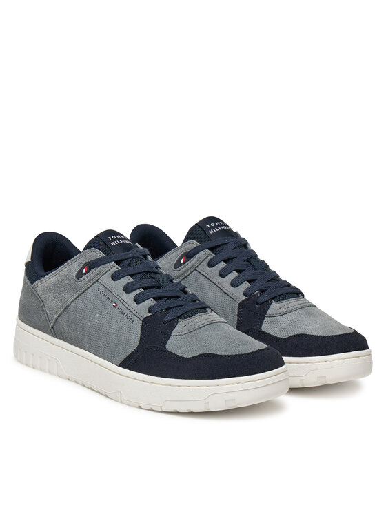 Tommy Hilfiger Tommy Hilfiger Sneakersy Basket Core Lite Suede FM0FM05519 Szary