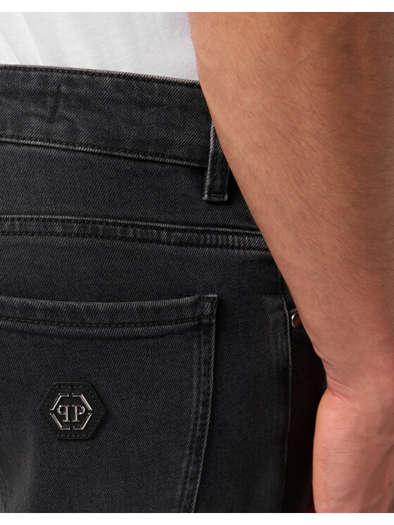 PHILIPP PLEIN PHILIPP PLEIN Jeansy 30579 Czarny Straight Leg