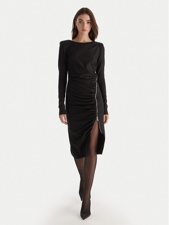PINKO PINKO Trikotāžas kleita Almundenta Abito 106126 A2ZU Melns Regular Fit