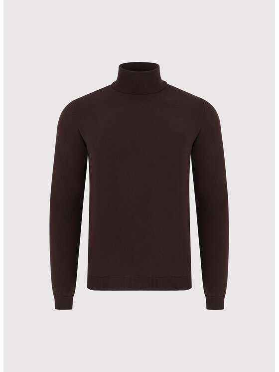 Pako Lorente Pako Lorente Golf P26WB-2X-023 Brązowy Straight Fit