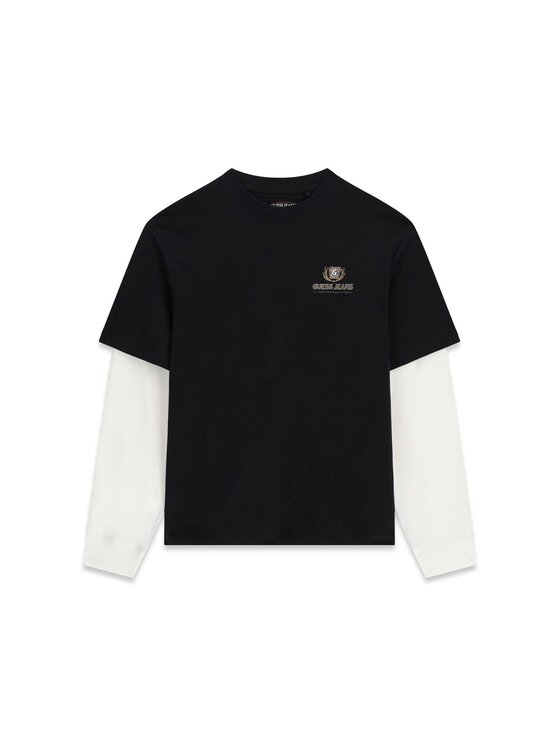 Guess Guess T-Shirt 183246 Černá Classic Fit