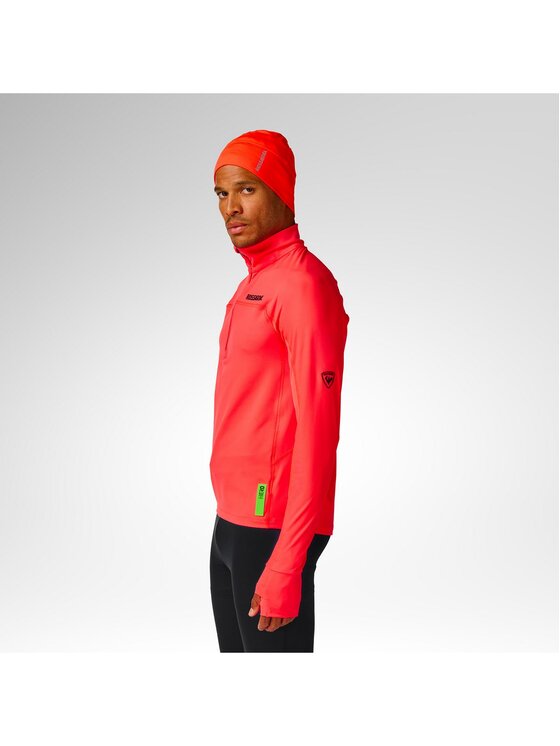 Rossignol Rossignol Bluza techniczna M Hero Half Zip First Layer Czerwony Slim Fit