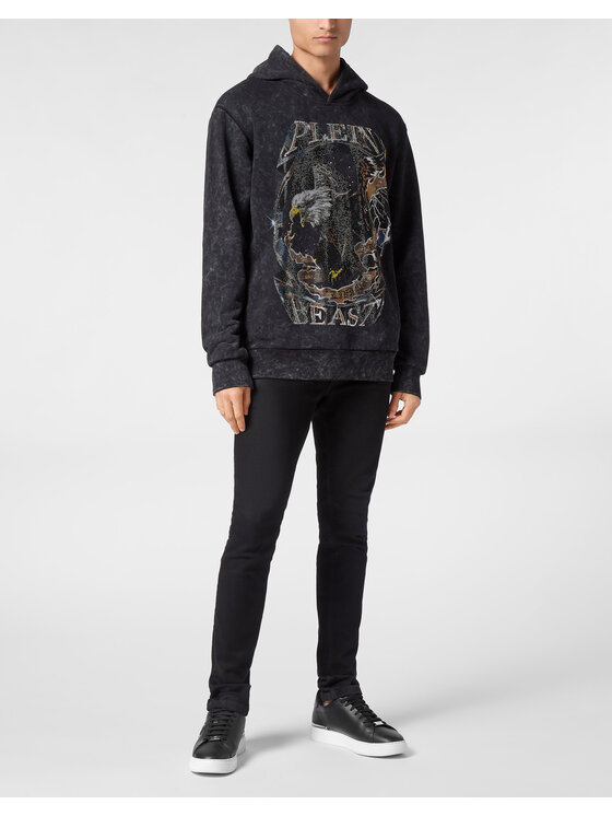PHILIPP PLEIN PHILIPP PLEIN Felpa 11577 Nero Regular Fit