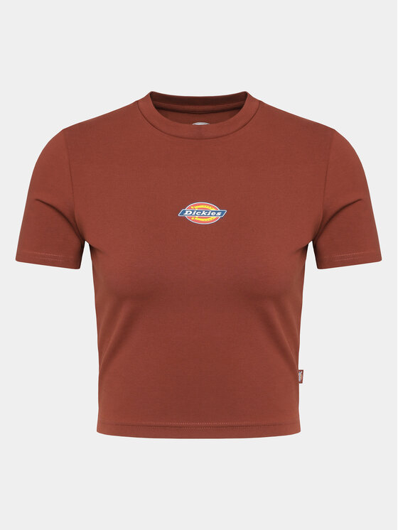 Dickies Majica Maple Valley DK0A4XPOG04 Bordo Rdeča Regular Fit