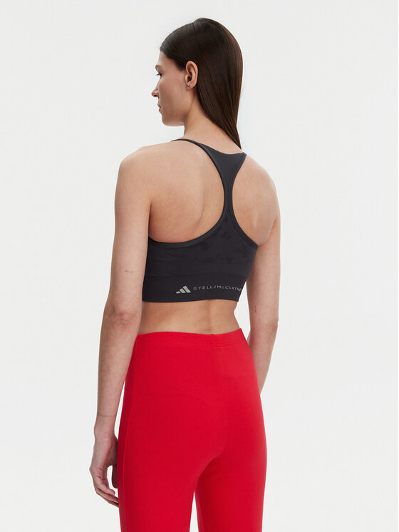 adidas by Stella McCartney adidas by Stella McCartney Спортивний бюстгальтер Stella McCartney TrueStrength JJ1650 Сірий Slim Fit