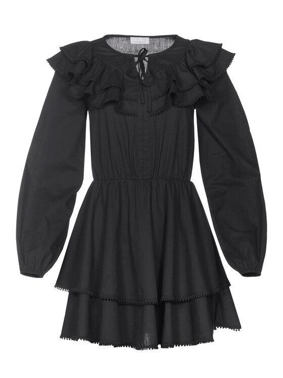 LAURELLA LAURELLA Sukienka codzienna 4TU013 Czarny Regular Fit