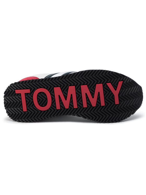 Tommy Jeans Tommy Jeans Sneakers Casual Retro Sneaker EN0EN00644 Alb