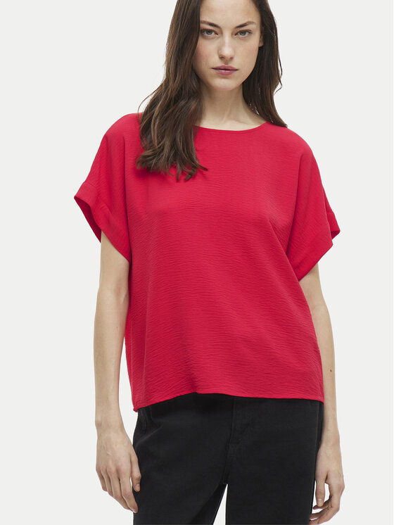 Vila Vila T-Shirt Josa 14101663 Różowy Regular Fit