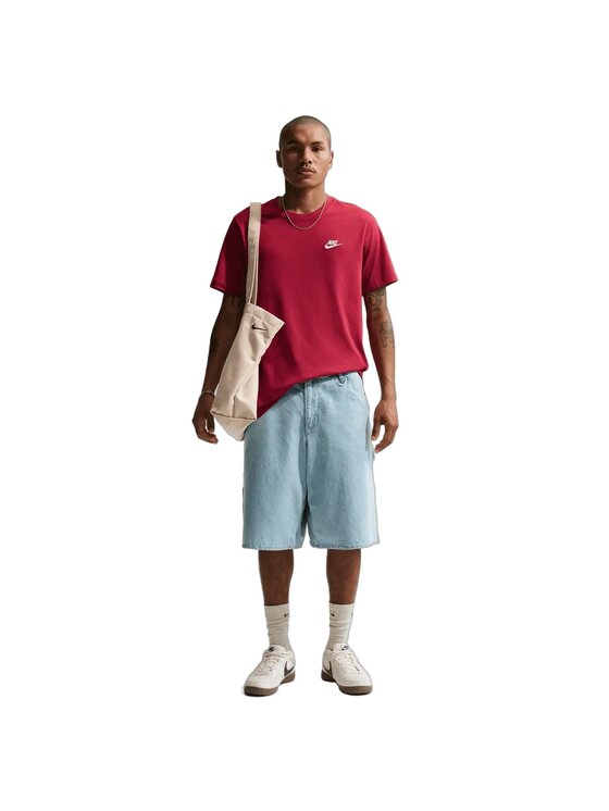 Nike Nike T-Shirt M NSW CLUB Czerwony Regular Fit