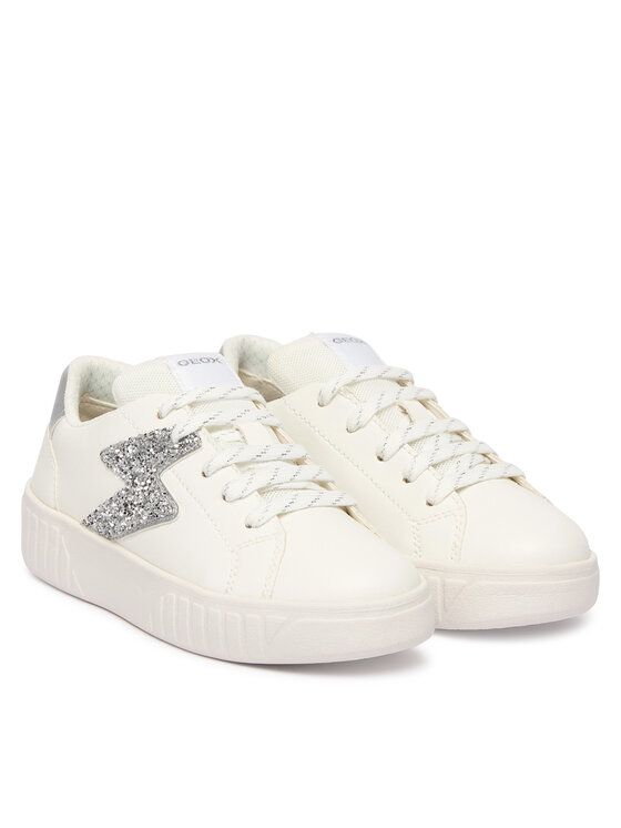 Geox Geox Tenisice J Mikiroshi Girl J45DVA 054EW C0007 S Bijela