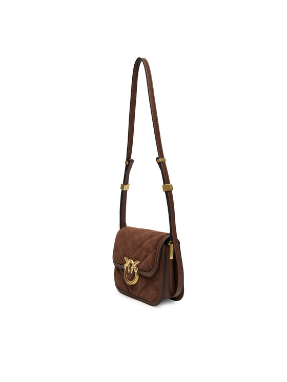 PINKO PINKO Torbica Love Box Bag Fl Mini AI 25-26 PLTT 104297 A2JH Smeđa