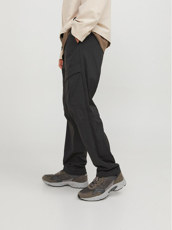 Jack & Jones Jack & Jones Spodnie materiałowe Velo 12248997 Czarny Relaxed Fit